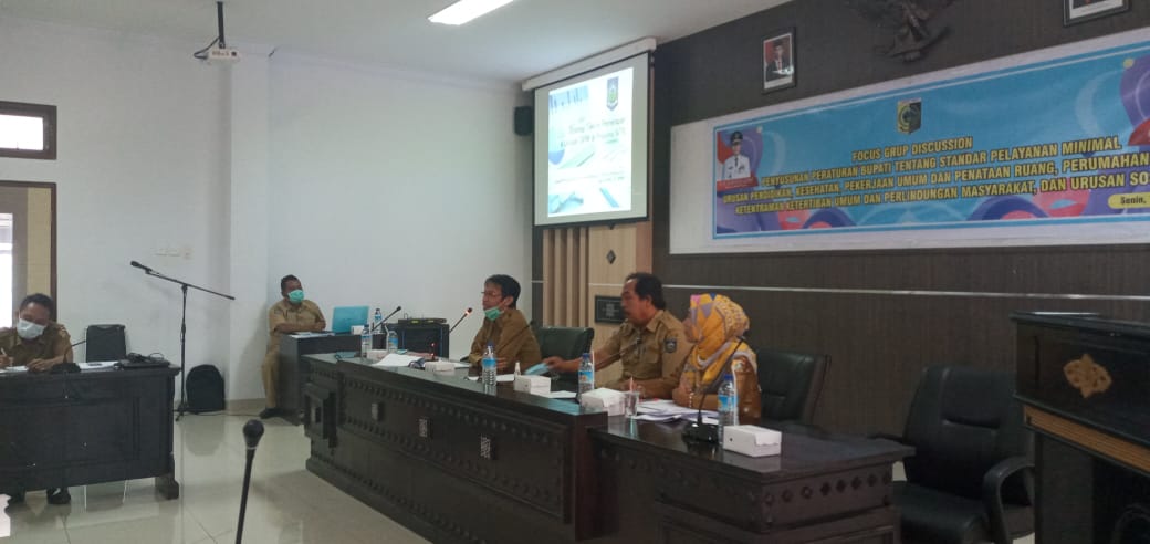 Focus Group Discussion Penyusunan Rancangan Peraturan Bupati tentang SPM di Kabupaten Lombok Timur