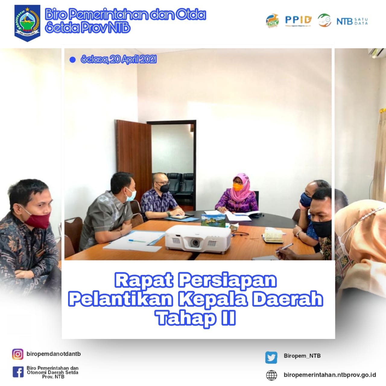 Rapat Terbatas Persiapan Pelantikan Kepala Daerah Serentak tahap II