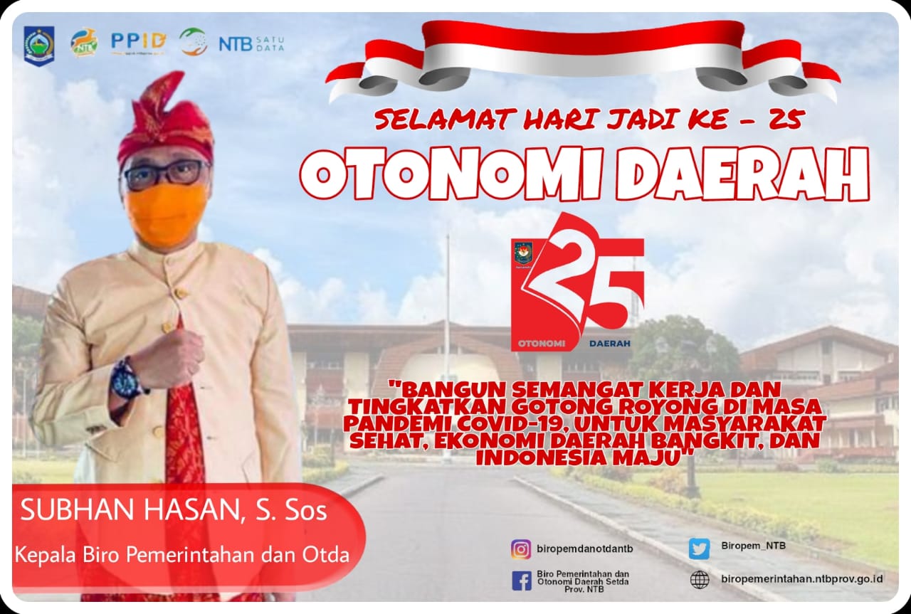 SELAMAT HARI JADI KE 25 OTONOMI DAERAH