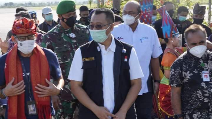 Menparekraf Sandiaga Uno berkunjung ke Sirkuit Mandalika