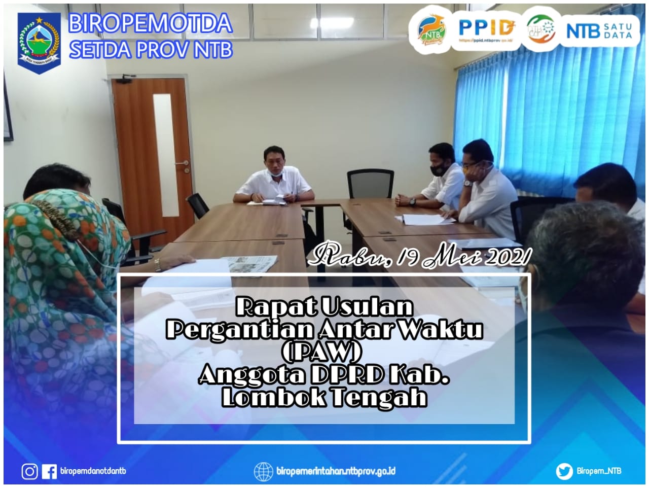 Usulan Pergantian Antar Waktu Anggota DPRD Kabupaten Lombok Tengah