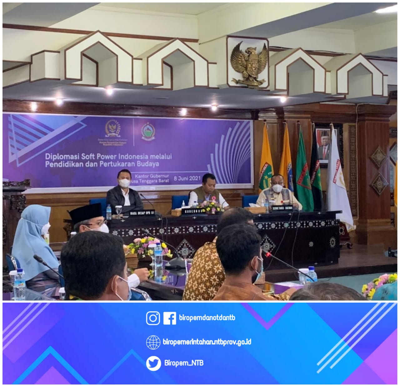 Kunjungan Kerja Wakil Ketua BKPSAP (Badan Kerjasama Antar Parlemen) DPR RI Dr. Mardani Ali Sera