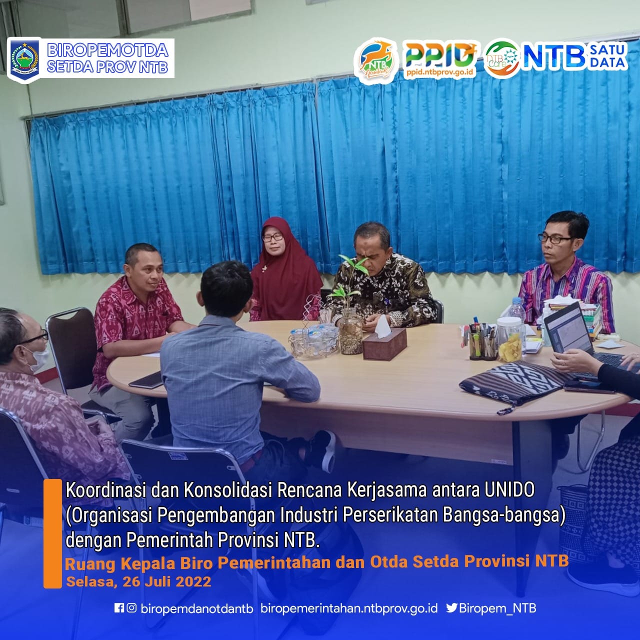 Rencana Kerjasama Pemprov NTB dengan UNIDO