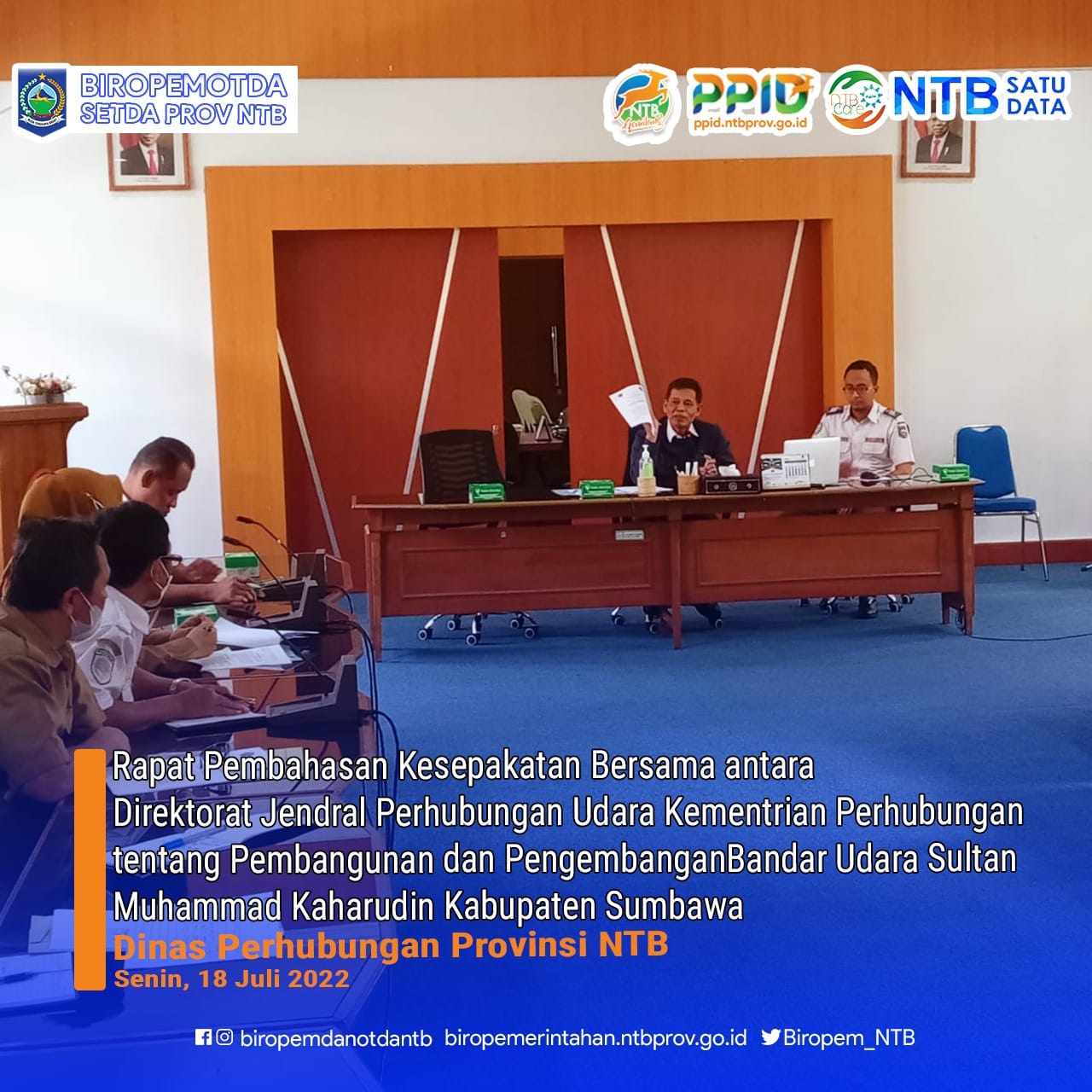 Kesepakatan Bersama tentang Pengembangan Bandara Sultan Kaharudin Sumbawa