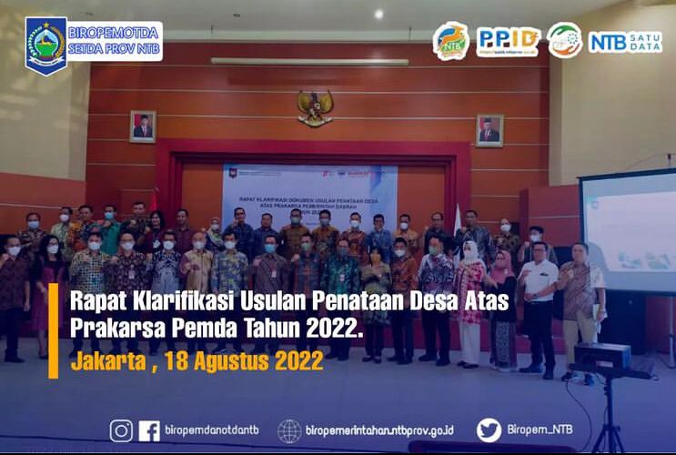 Rapat Klarifikasi Usulan Penataan Desa Atas Prakarsa Pemda Tahun 2022