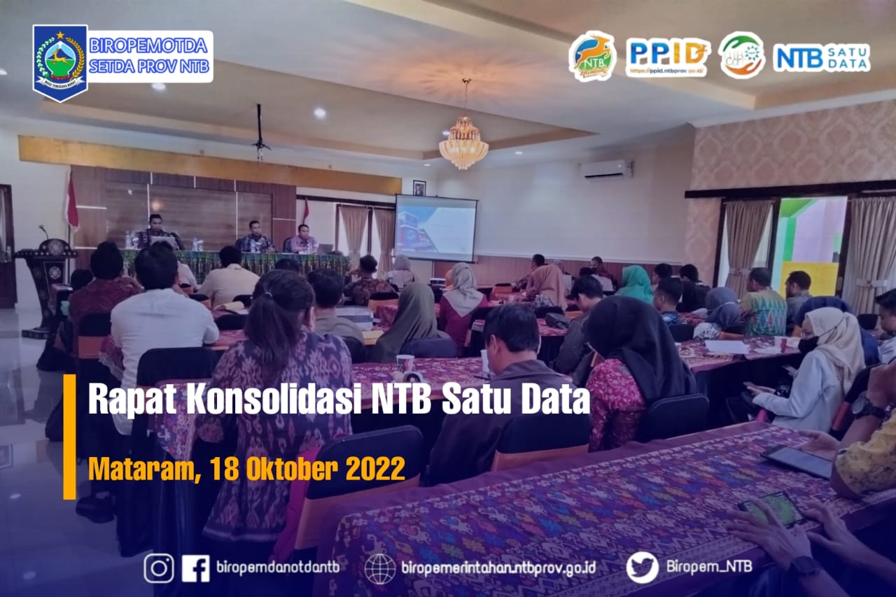 Rapat Konsolidasi NTB Satu Data