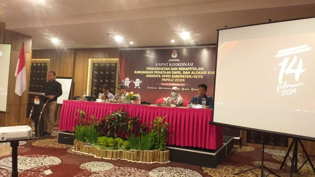 Rancangan Dapil dan alokasi kursi anggota DPRD  Pemilu 2024